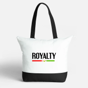 Royalty Zip Cotton Tote Bag